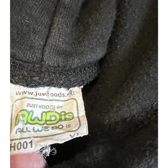 AWDis Black Sweatshirt Hoodie size XL ~ What MANLY Are You? - Picture 4 of 4